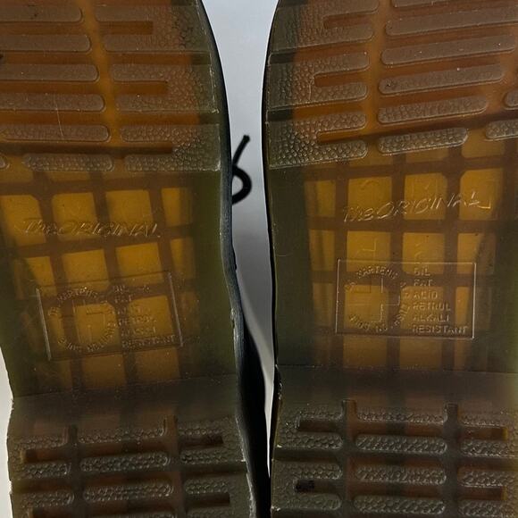 Dr. Martens Original 1460 SOFTY T Leather Boots Black size W8 or M7 - Picture 13 of 13